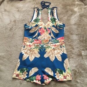 Flying Tomato Surplice V Neck Romper